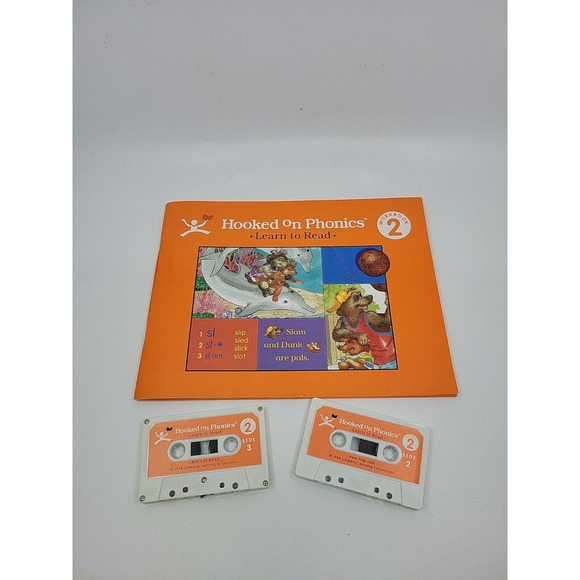 Hooked on Phonics Other - Hooked on Phonics 1998 Learn to Read Kits Level 2 Workbook and Cassettes Only